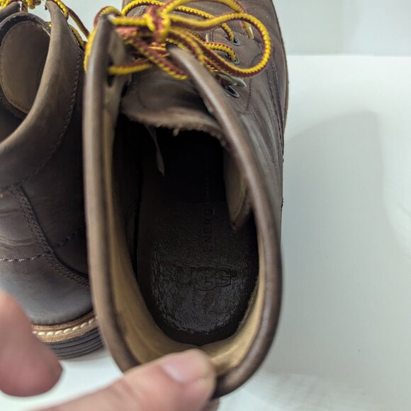 Men's Great condition UGG Vestmar Grizzly Leather Boots Mens Size 8 - Picture 10 of 16